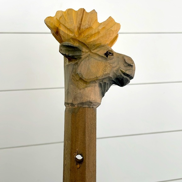 Hand Carved Wooden Walking Stick - Picture 10 of 16